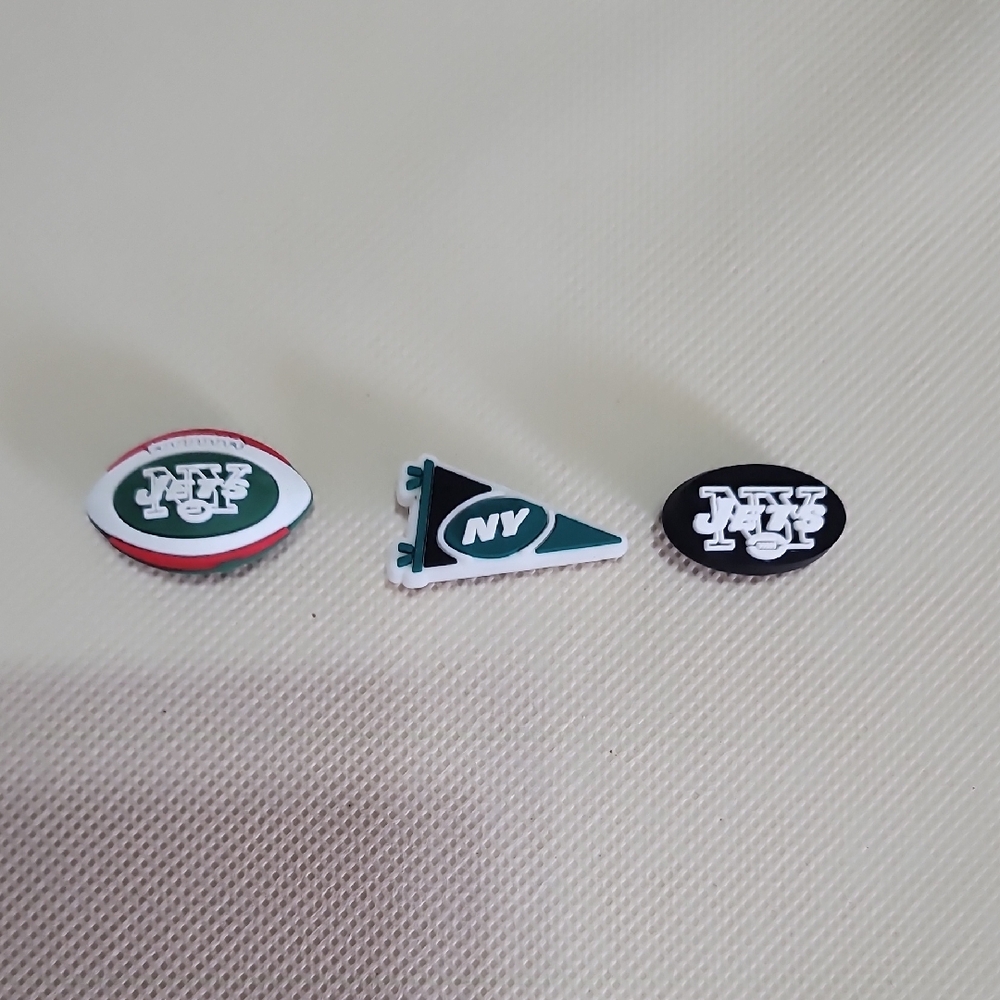 NY Jets Sports Team Shoe Croc Charms Set